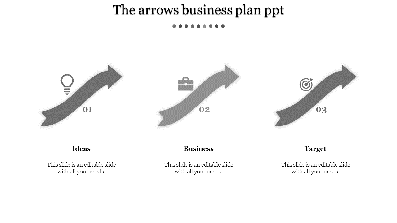 business plan ppt-3-Gray